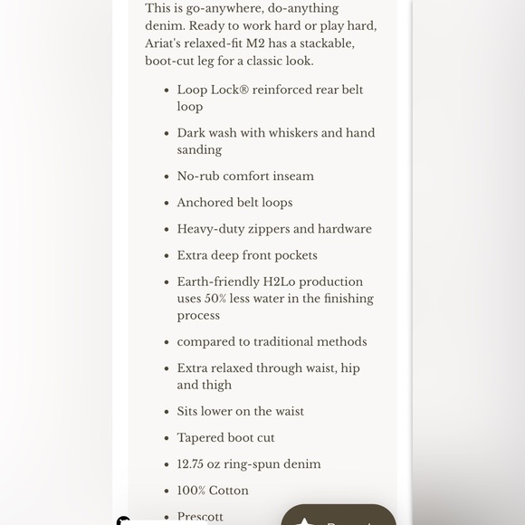 Ariat Mens M2 Traditional Relaxed Kerwin Boot Cut Jeans - Picture 3 of 6